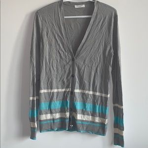 Equipment silk and cashmere cardigan